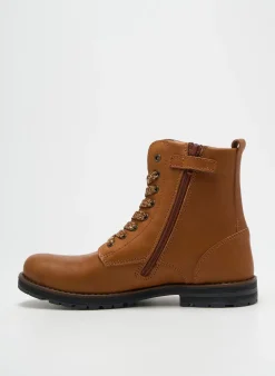 Bottines/boots Poldino Marron Talon Bas