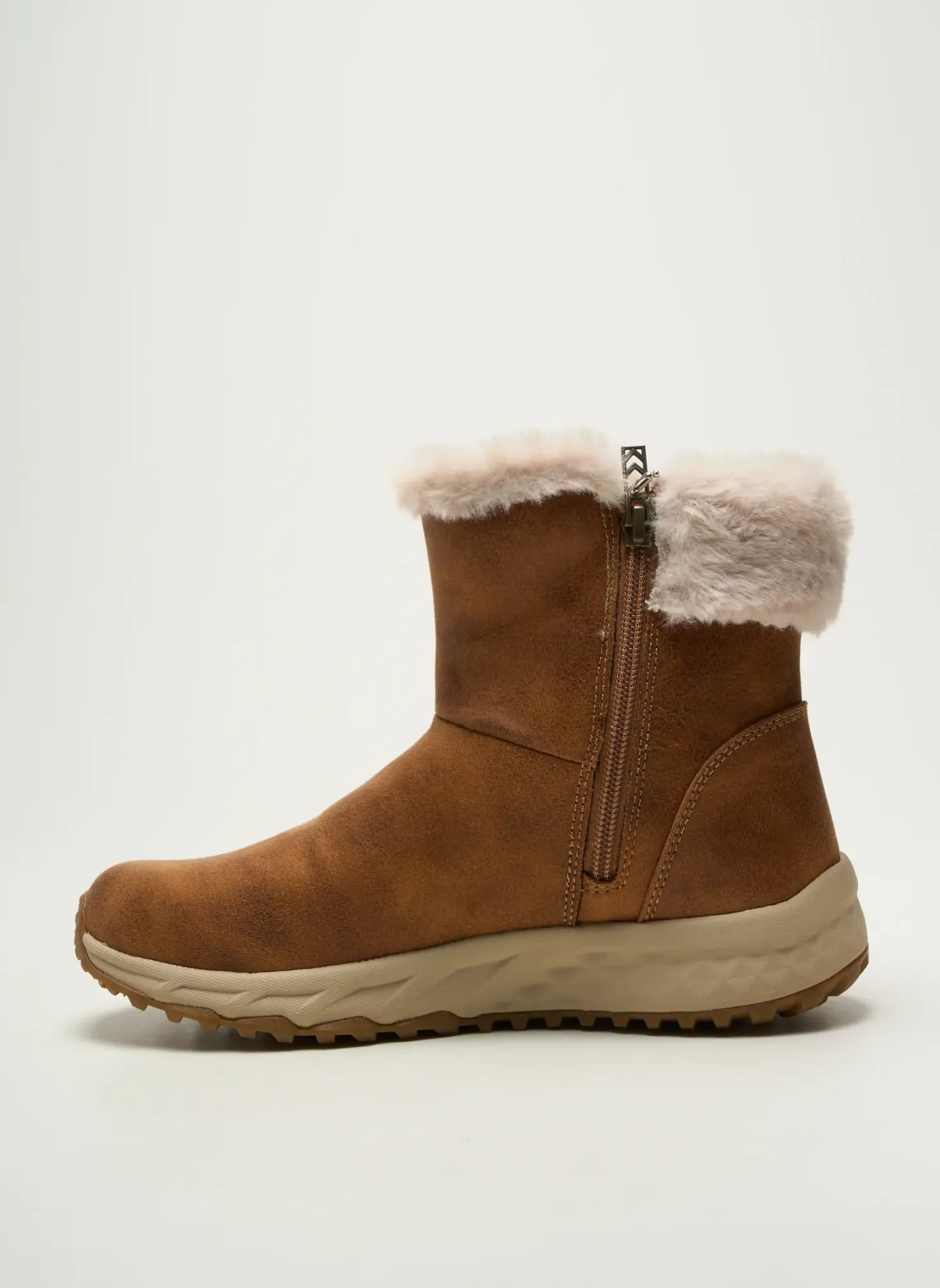 Bottines/boots Skechers Marron Talon Plat Jusqu'à 3cm