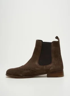 Bottines/boots Sms Marron Talon Plat Jusqu'à 3cm