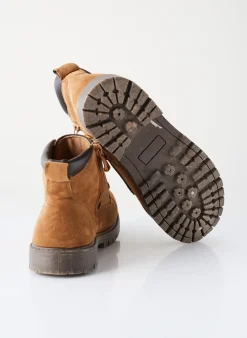 Bottines/boots Trappeur Marron Talon Bas