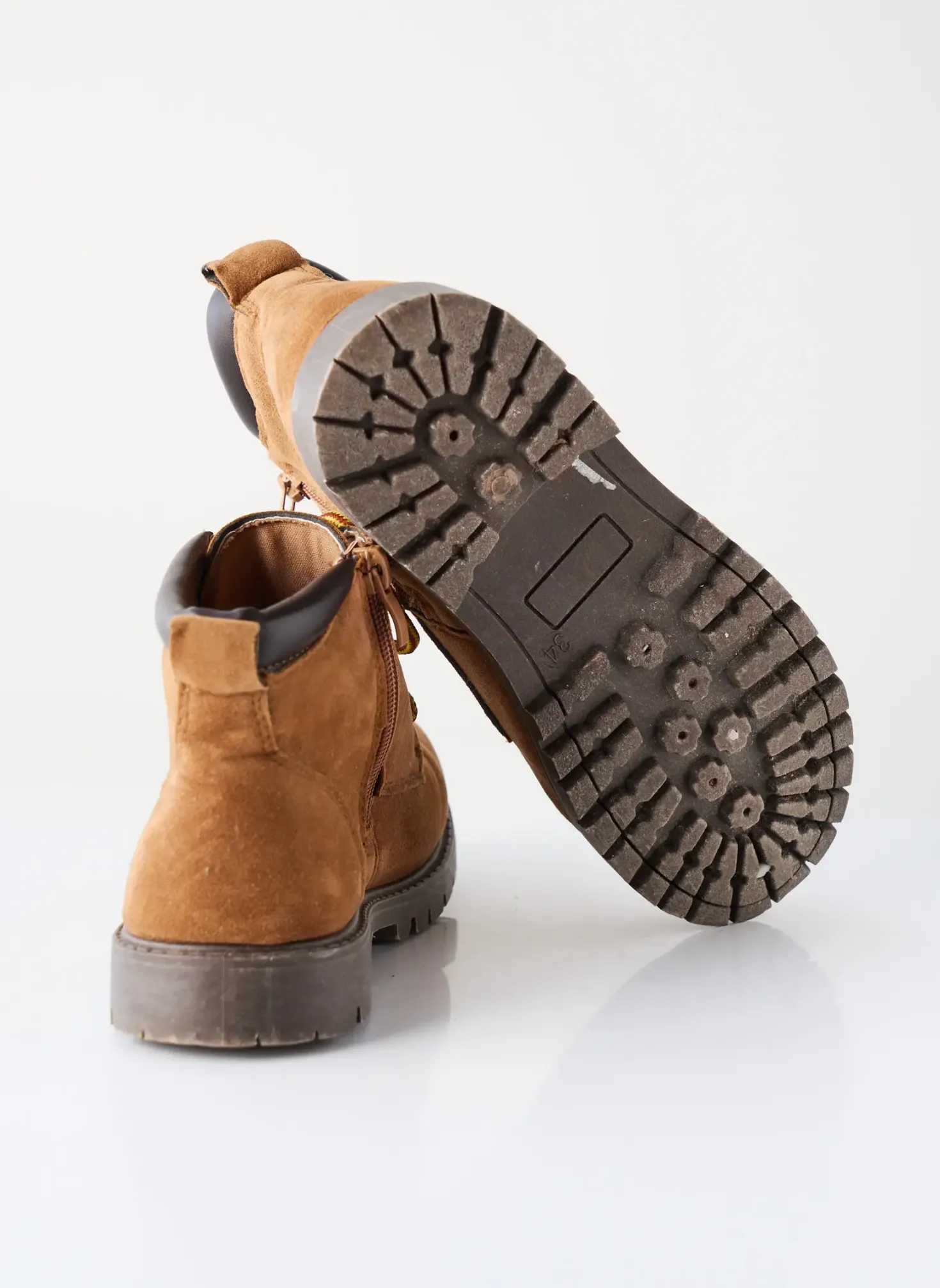 Bottines/boots Trappeur Marron Talon Bas