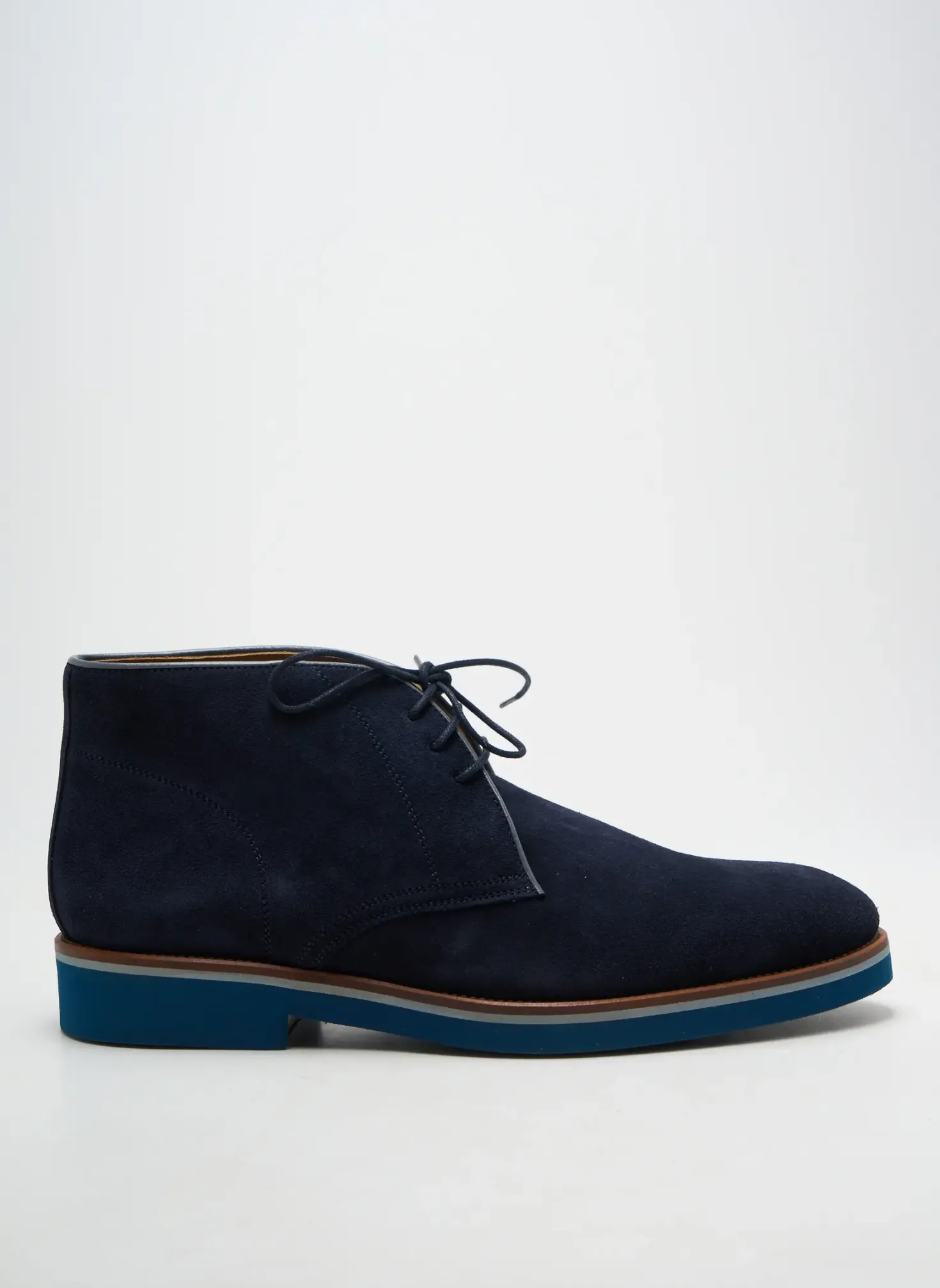 Bottines/boots Yves Saint Clair Bleu Talon Bas