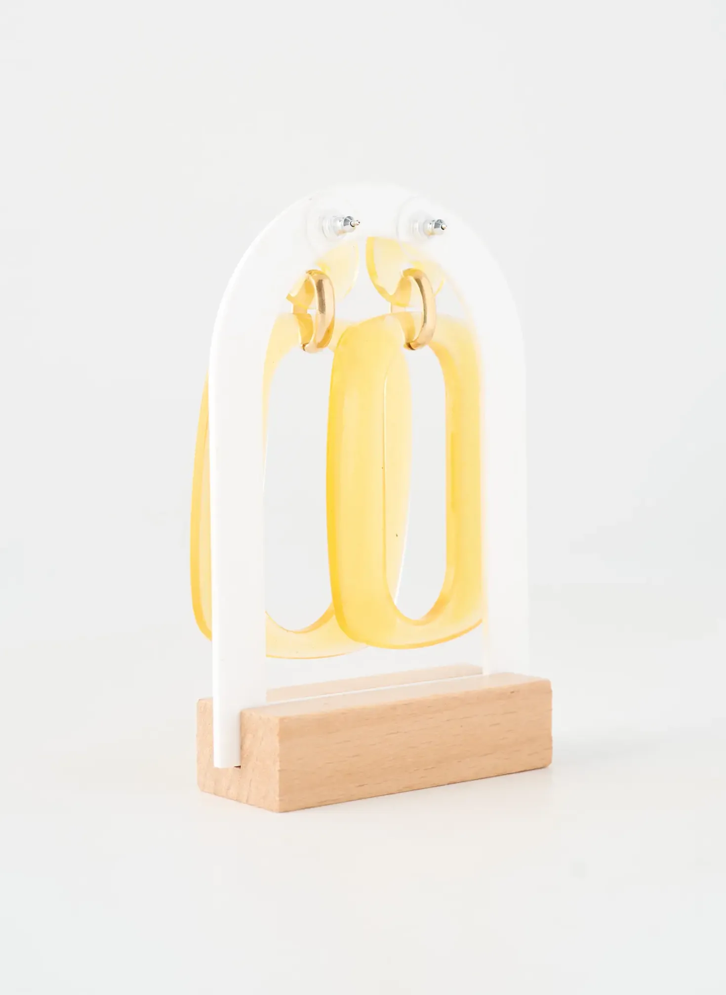 Boucles D’oreilles Blow Jaune