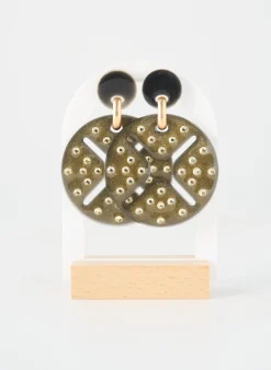 Boucles D’oreilles Blow Vert