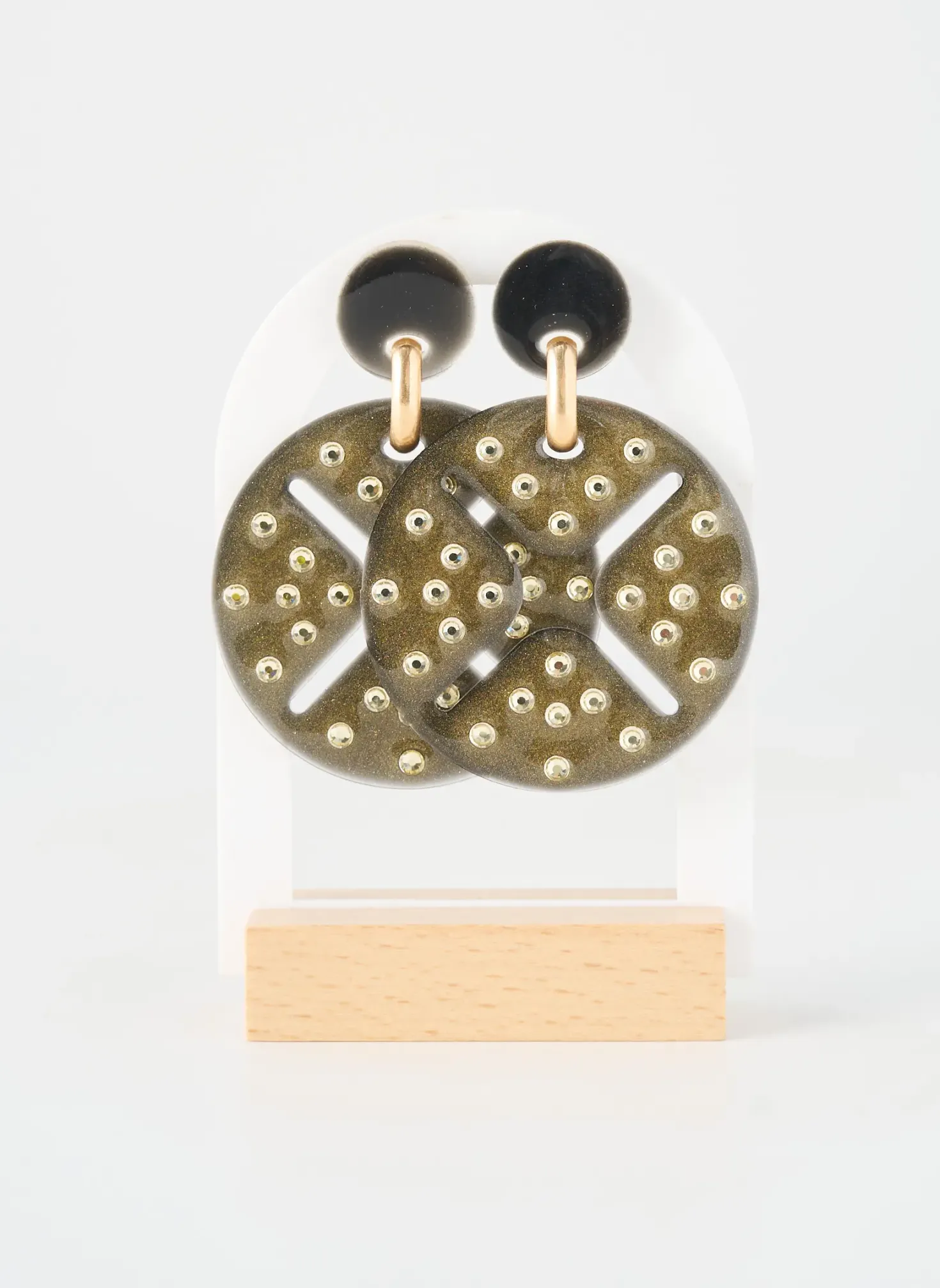Boucles D’oreilles Blow Vert
