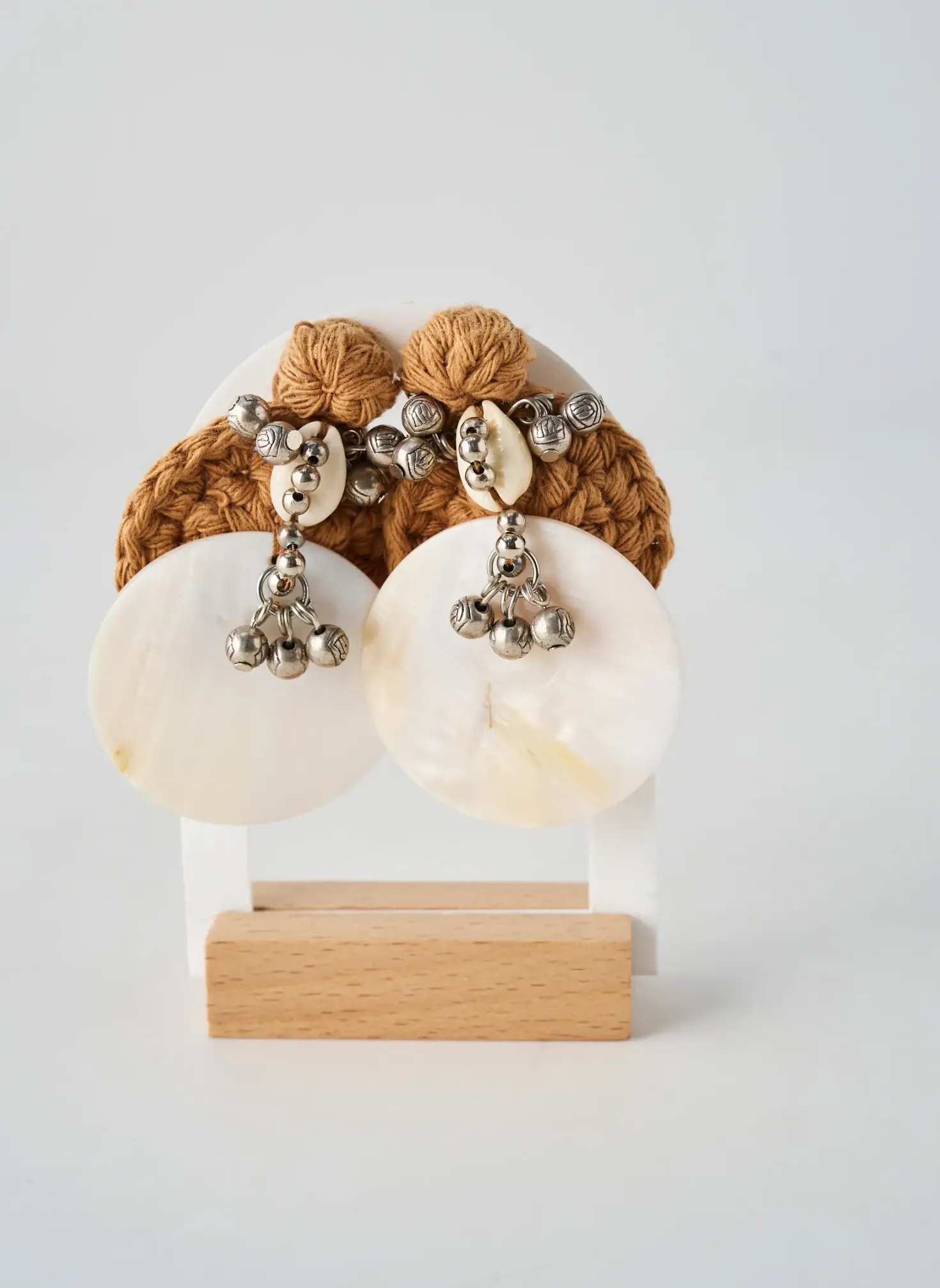 Boucles D’oreilles Mi Maria Morena Beige