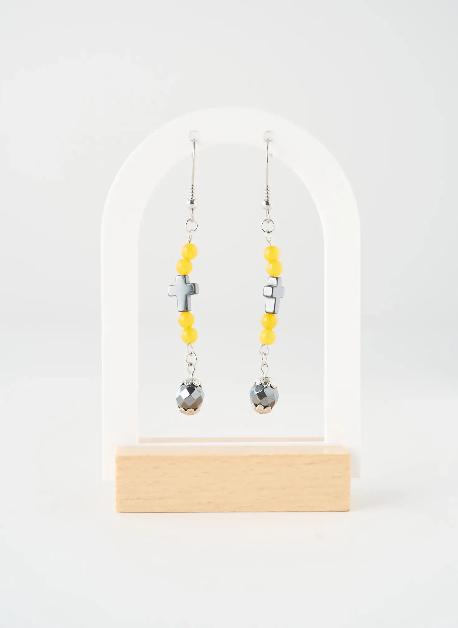 Boucles D’oreilles Tata Gisele Jaune