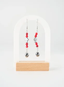 Boucles D’oreilles Tata Gisele Rouge