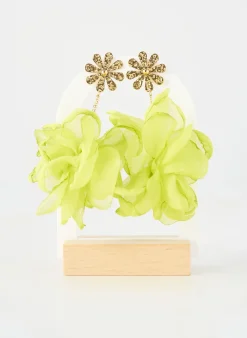 Boucles D’oreilles Zag Vert