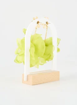 Boucles D’oreilles Zag Vert