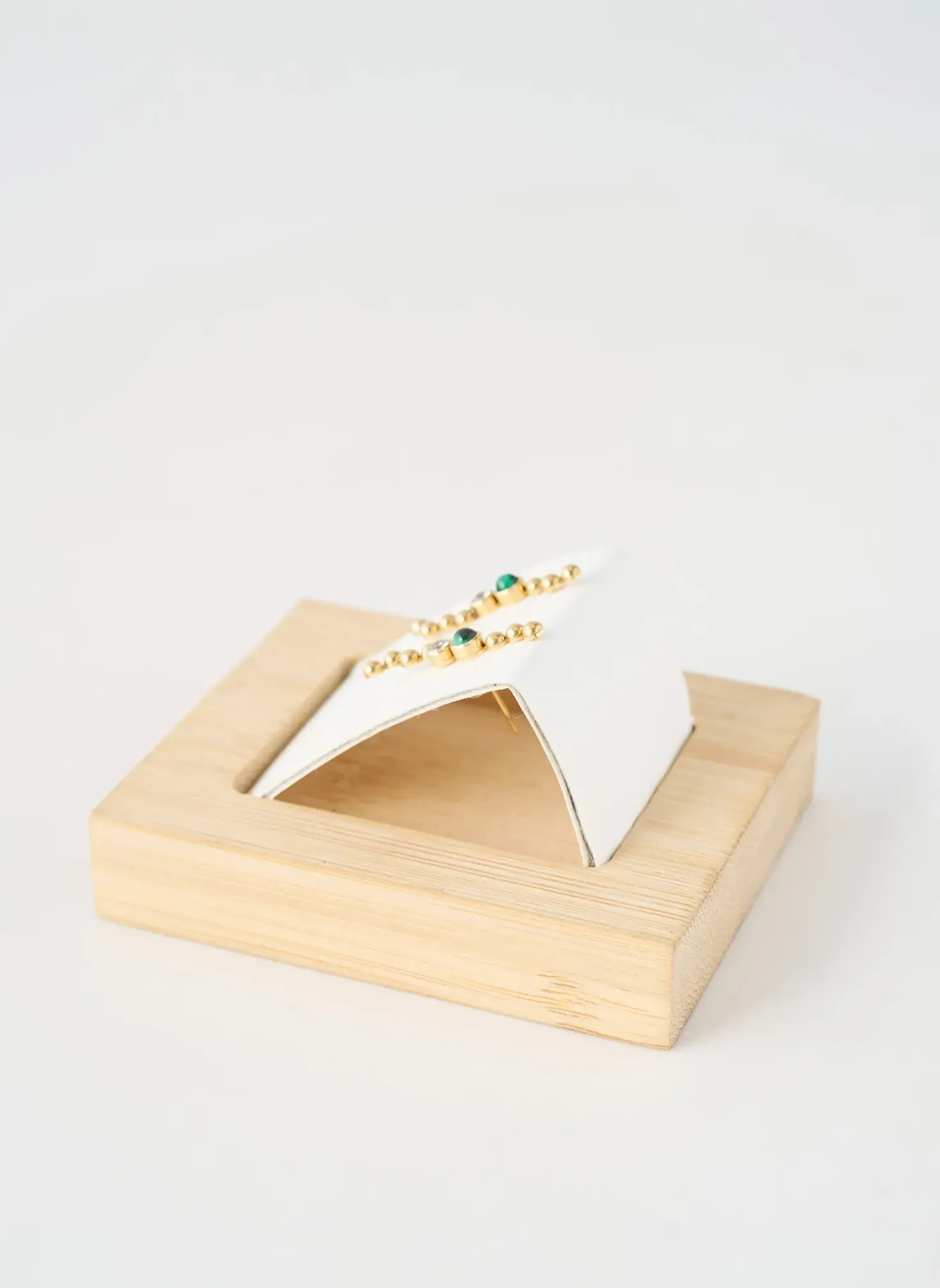 Boucles D’oreilles Zag Vert