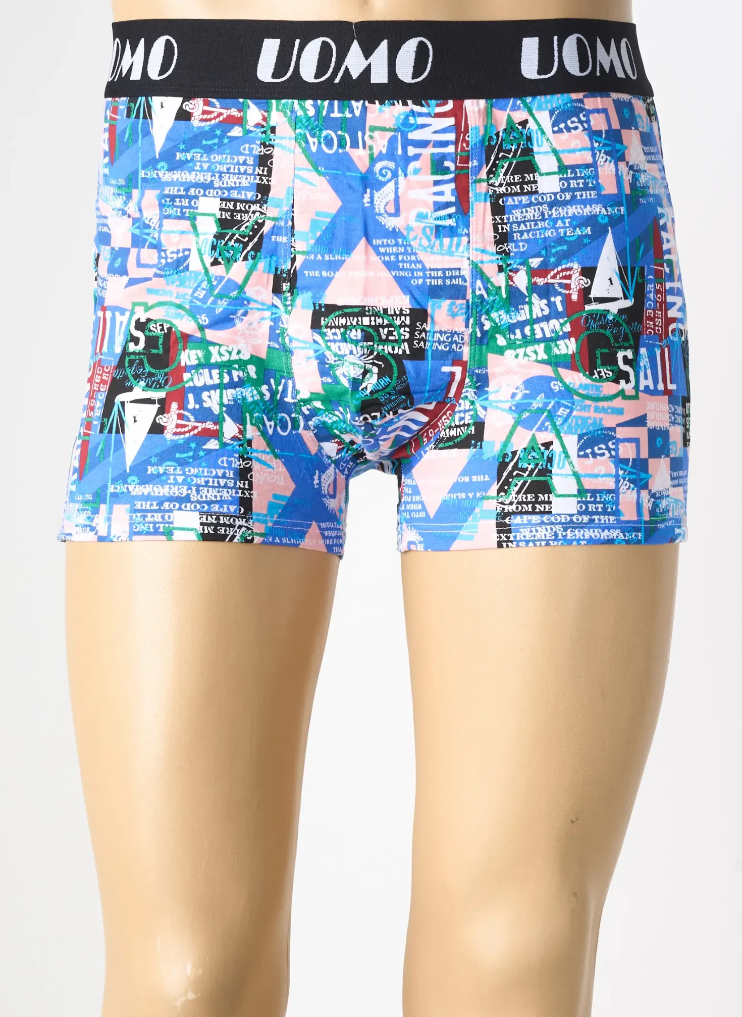 Boxer Crazy Men Bleu