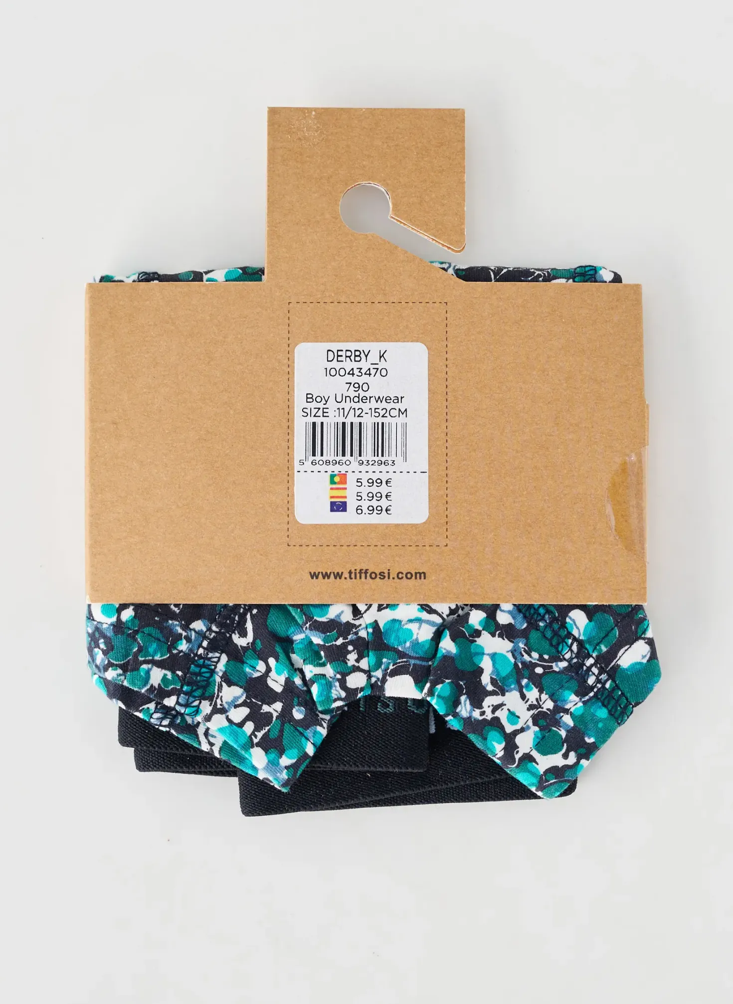 Boxer Tiffosi Bleu