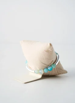 Bracelet Secret De Cuir Bleu