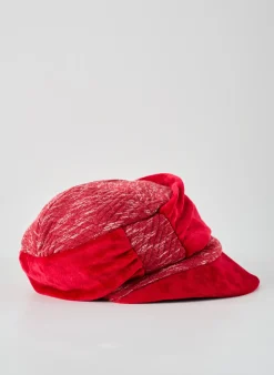 Casquette Taffta Rouge
