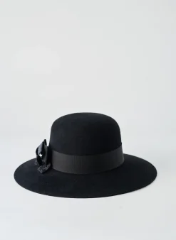 Chapeau Crambes Noir