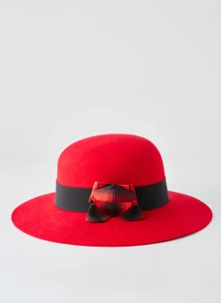 Chapeau Crambes Rouge