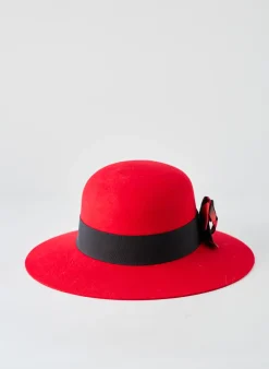 Chapeau Crambes Rouge