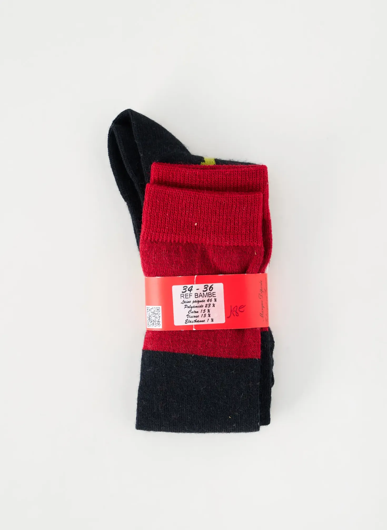 Chaussettes Berthe Aux Grands Pieds Noir