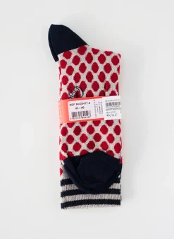 Chaussettes Berthe Aux Grands Pieds Rouge