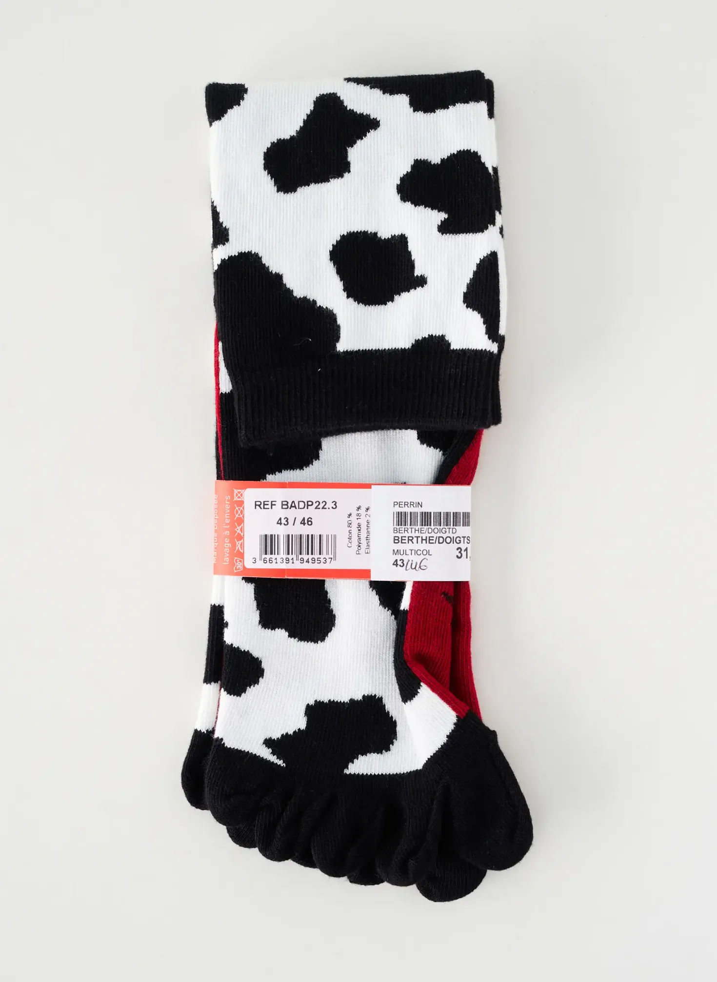 Chaussettes Berthe Aux Grands Pieds Noir