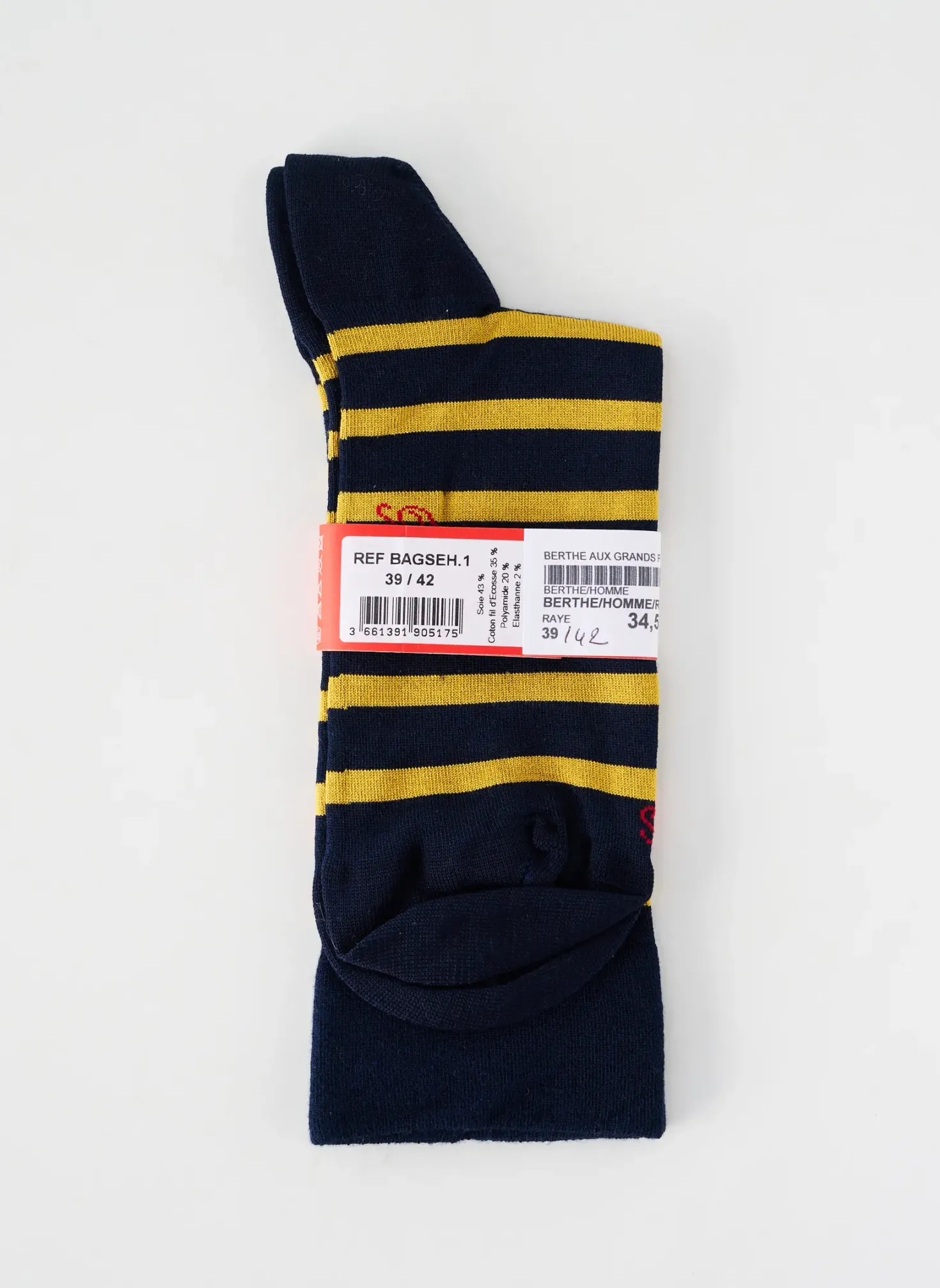 Chaussettes Berthe Aux Grands Pieds Jaune