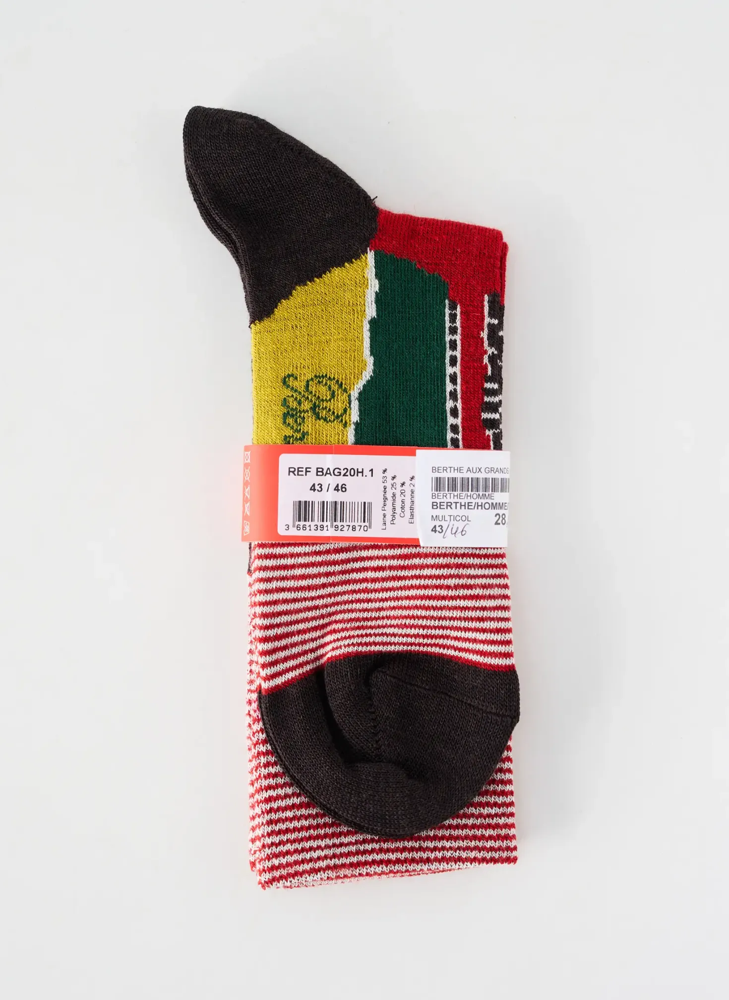 Chaussettes Berthe Aux Grands Pieds Rouge