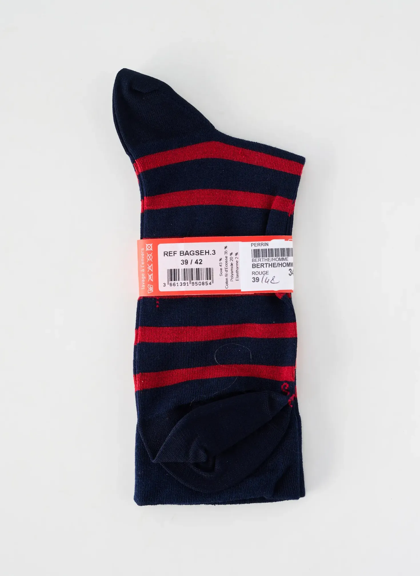 Chaussettes Berthe Aux Grands Pieds Rouge
