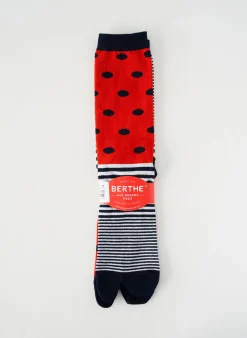Chaussettes Berthe Aux Grands Pieds Rouge