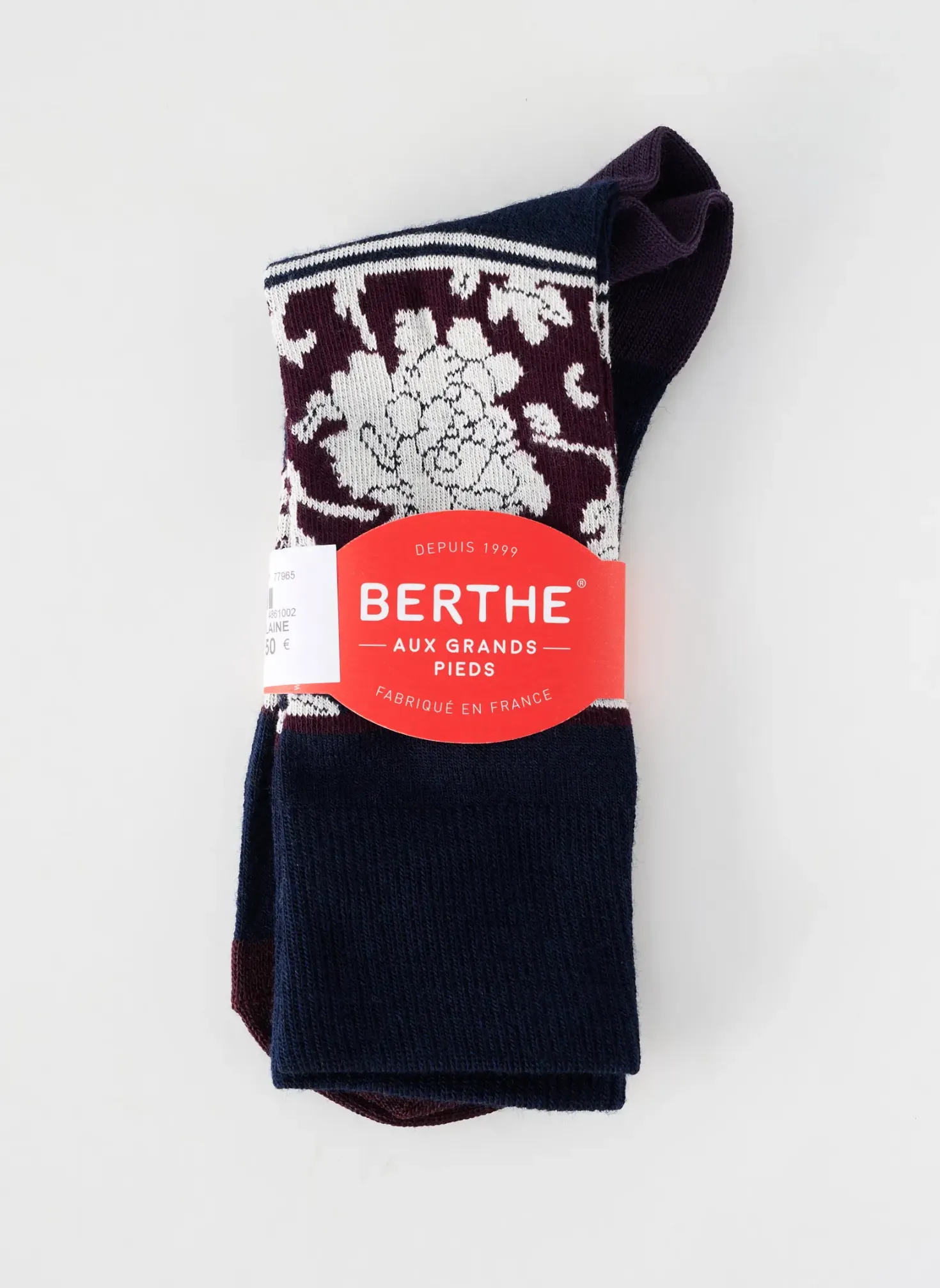 Chaussettes Berthe Aux Grands Pieds Bleu