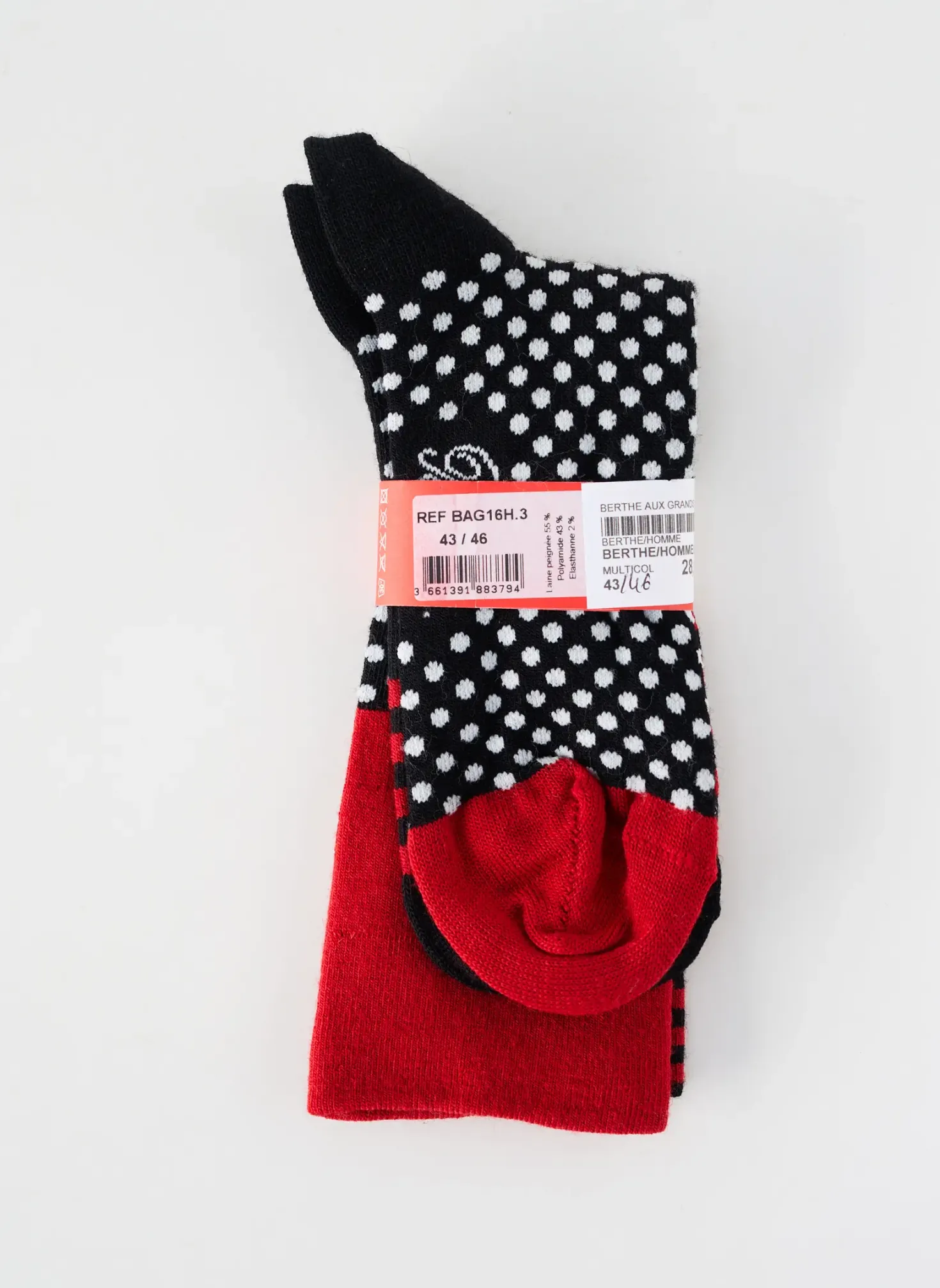 Chaussettes Berthe Aux Grands Pieds Noir