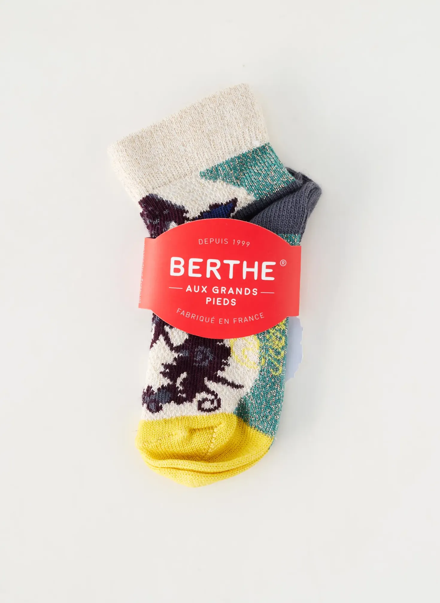 Chaussettes Berthe Aux Grands Pieds Vert