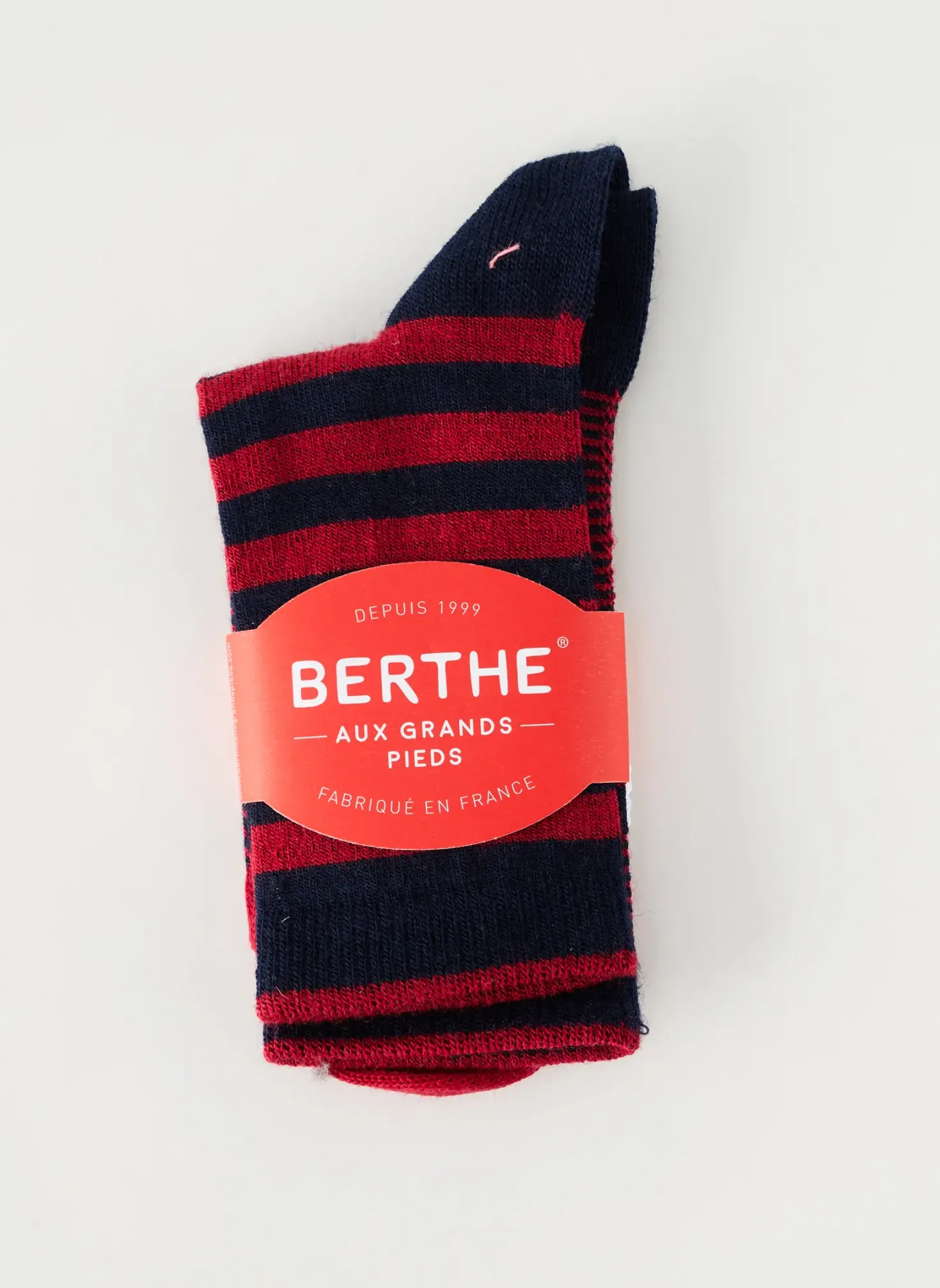 Chaussettes Berthe Aux Grands Pieds Rouge