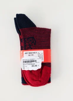 Chaussettes Berthe Aux Grands Pieds Rouge