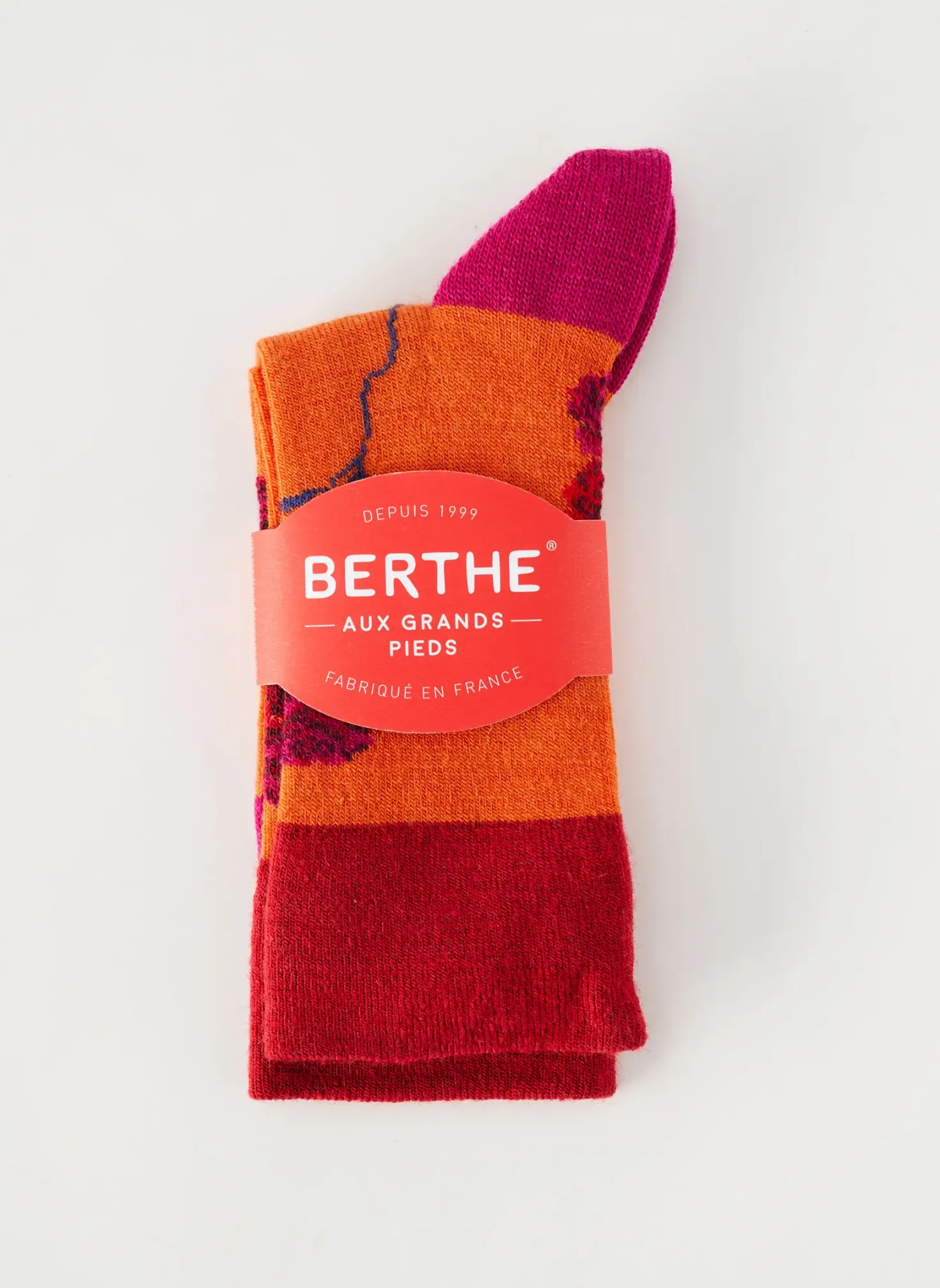 Chaussettes Berthe Aux Grands Pieds Orange