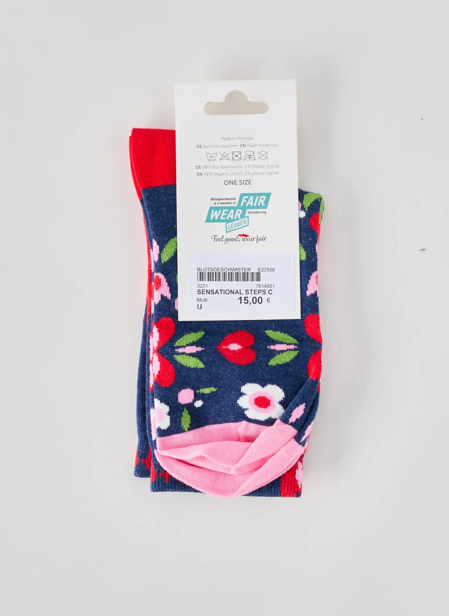 Chaussettes Blutsgeschwister Bleu