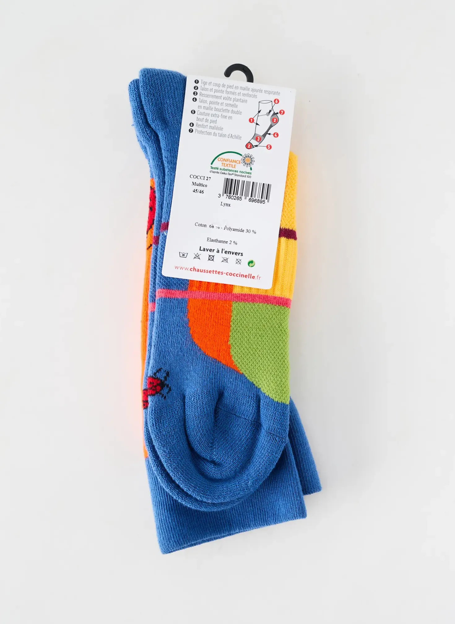 Chaussettes Coccinelle Bleu