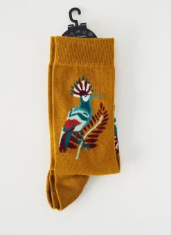 Chaussettes Dagobert A L'envers Jaune