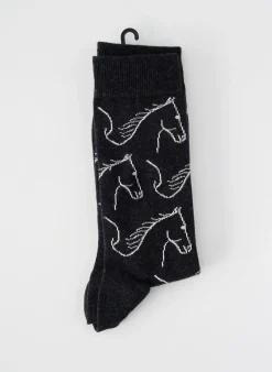 Chaussettes Dagobert A L'envers Noir