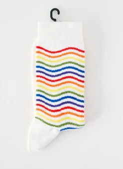 Chaussettes Dagobert A L'envers Blanc