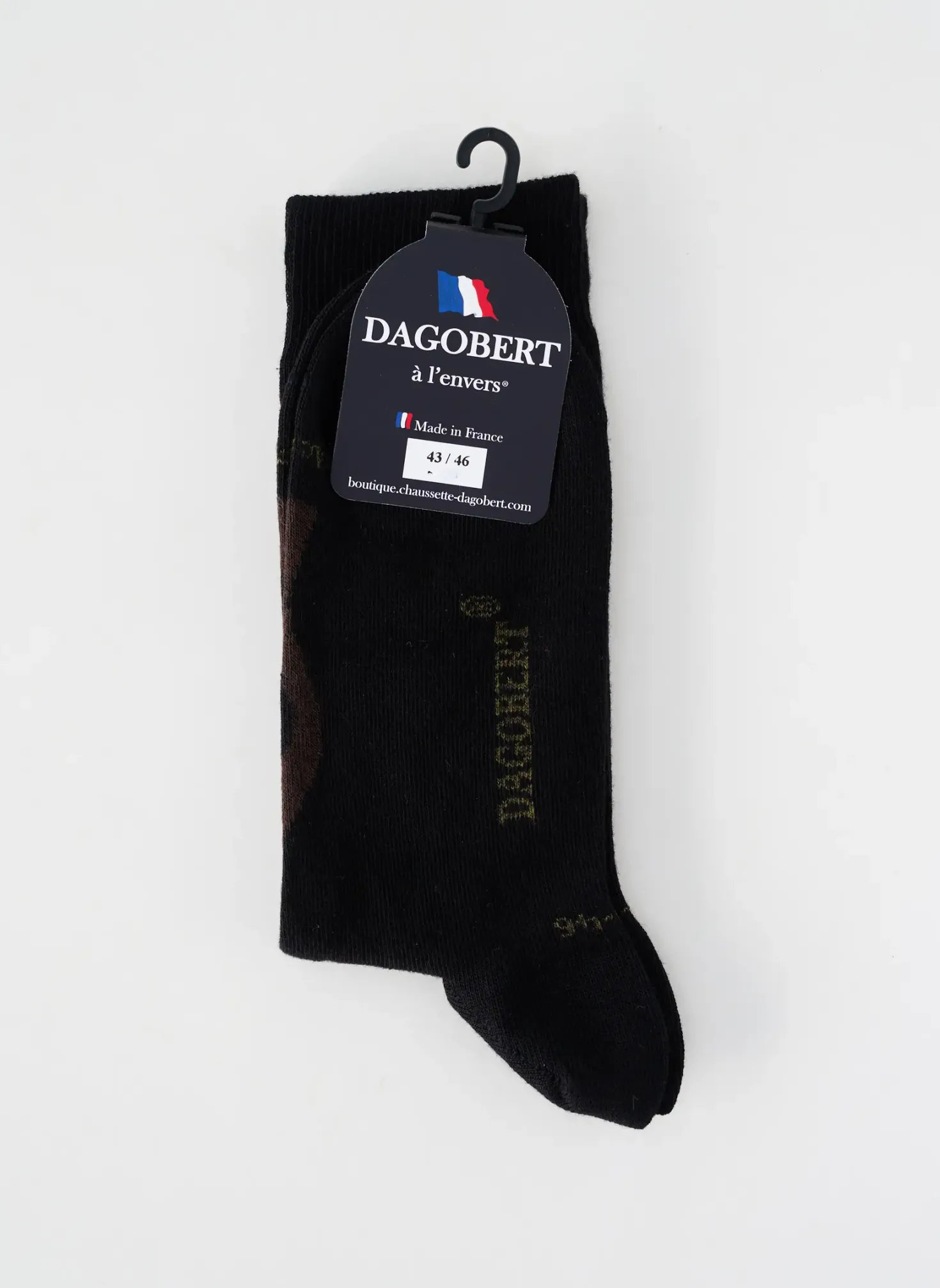 Chaussettes Dagobert A L'envers Noir
