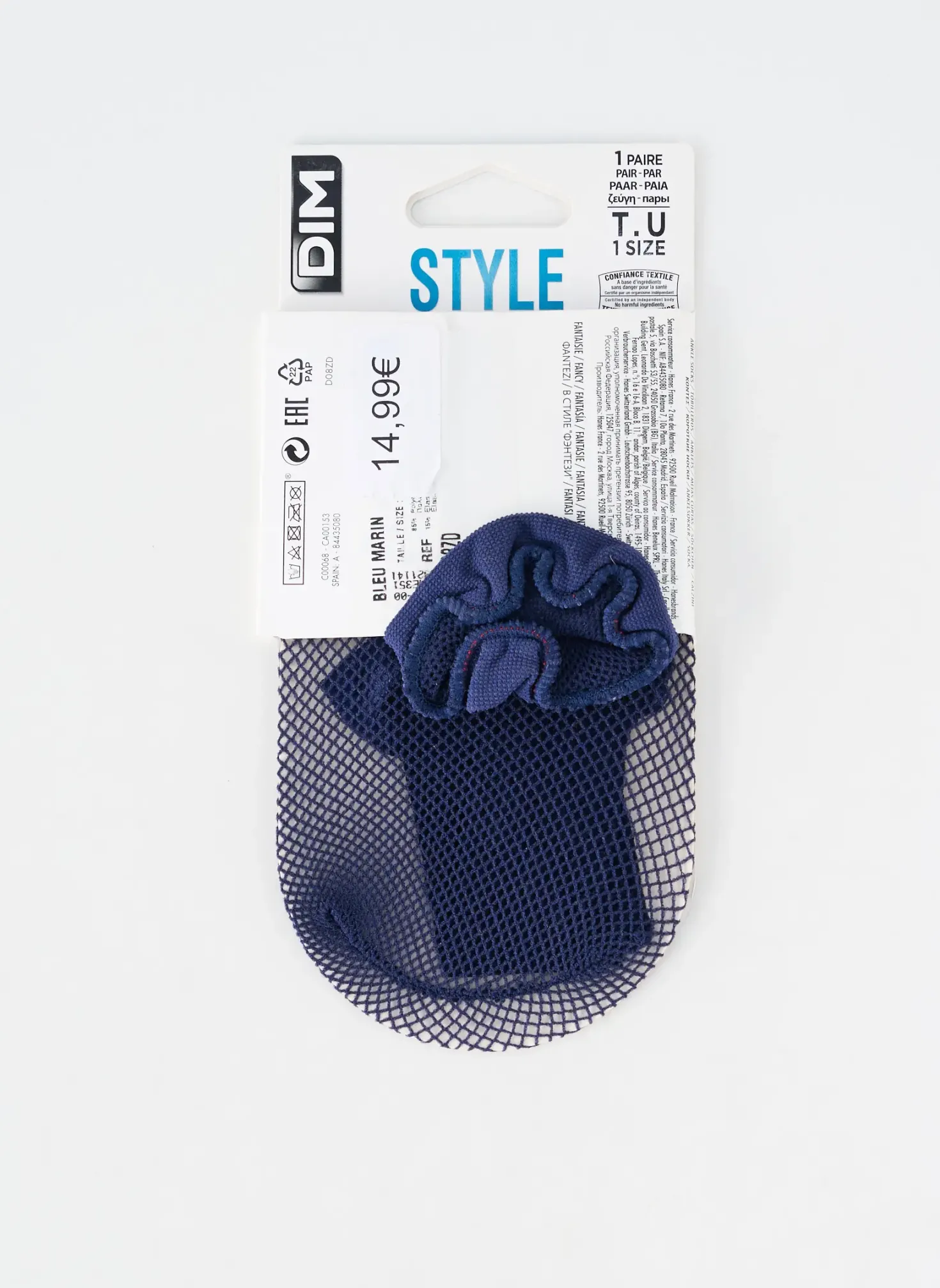Chaussettes Dim Bleu