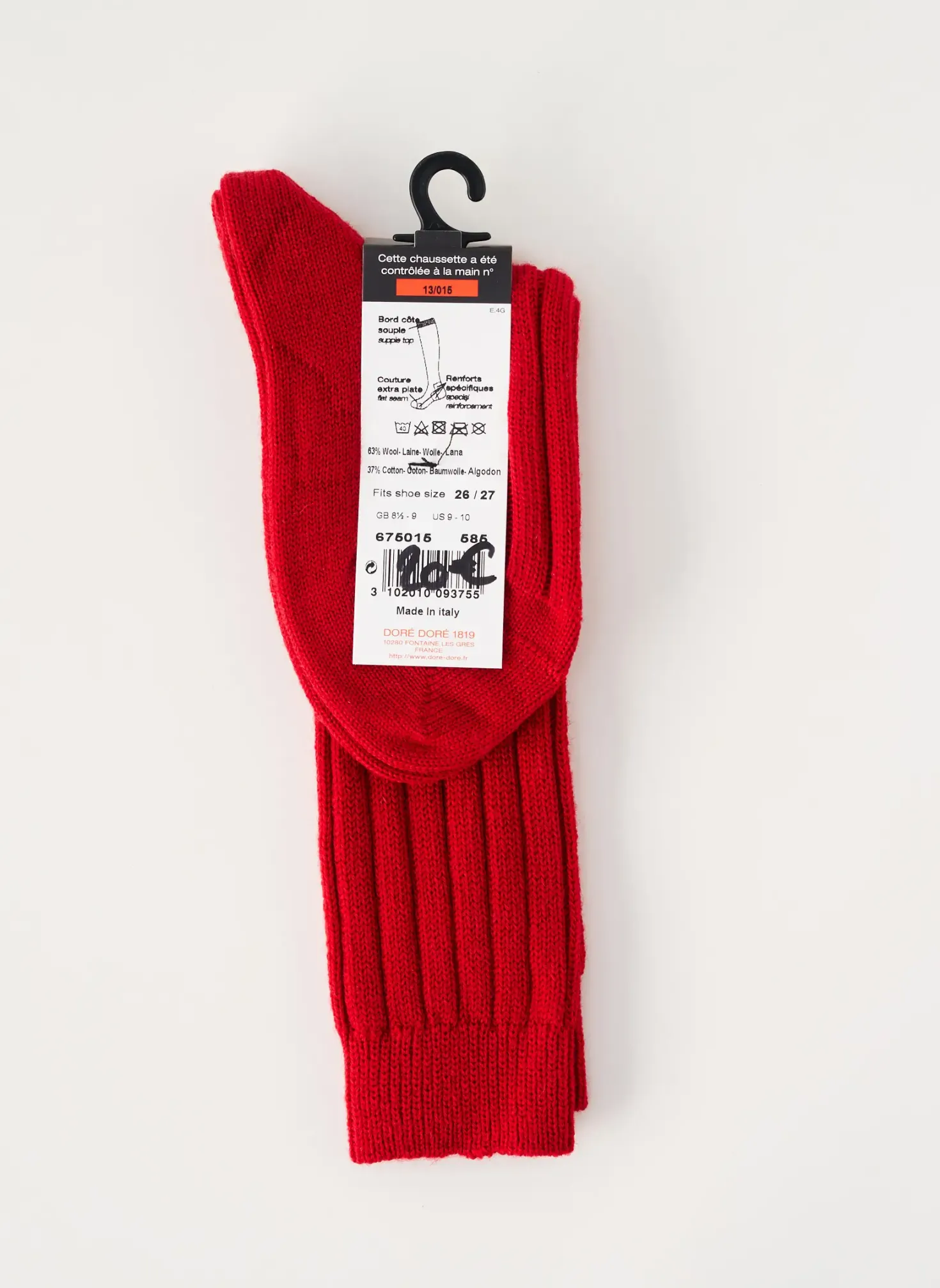 Chaussettes Dore Dore Rouge