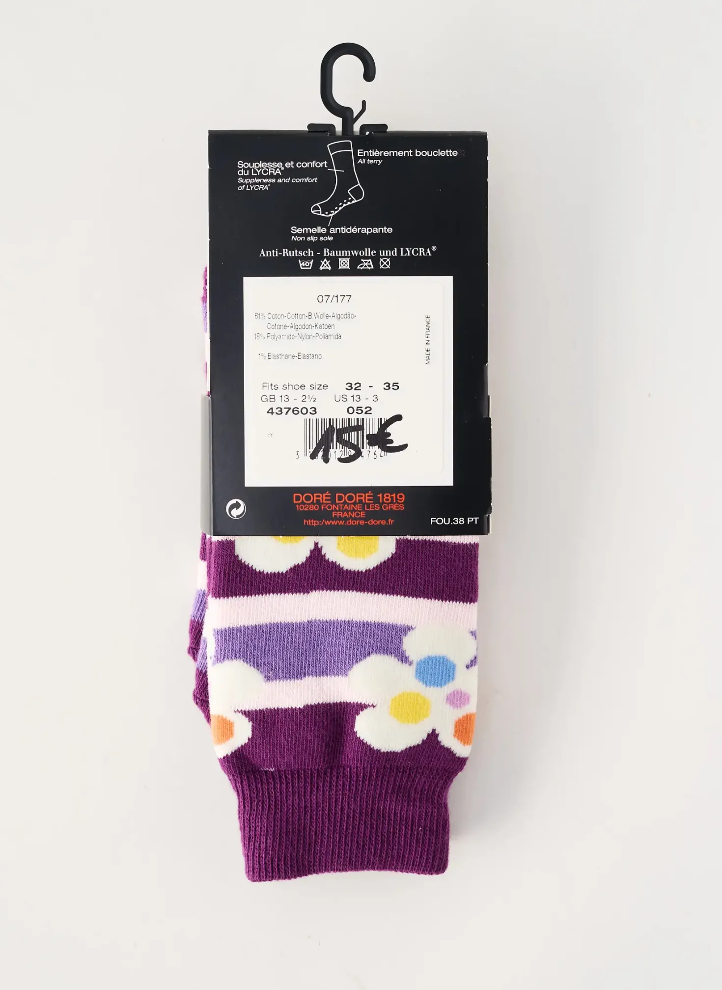 Chaussettes Dore Dore Violet