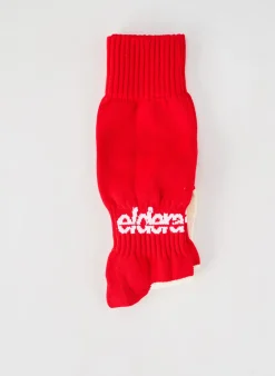 Chaussettes Eldera Rouge