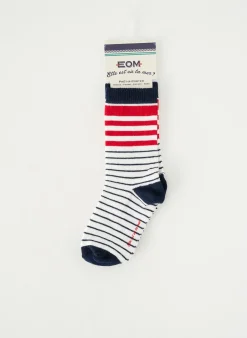 Chaussettes Elle Est Ou La Mer Bleu