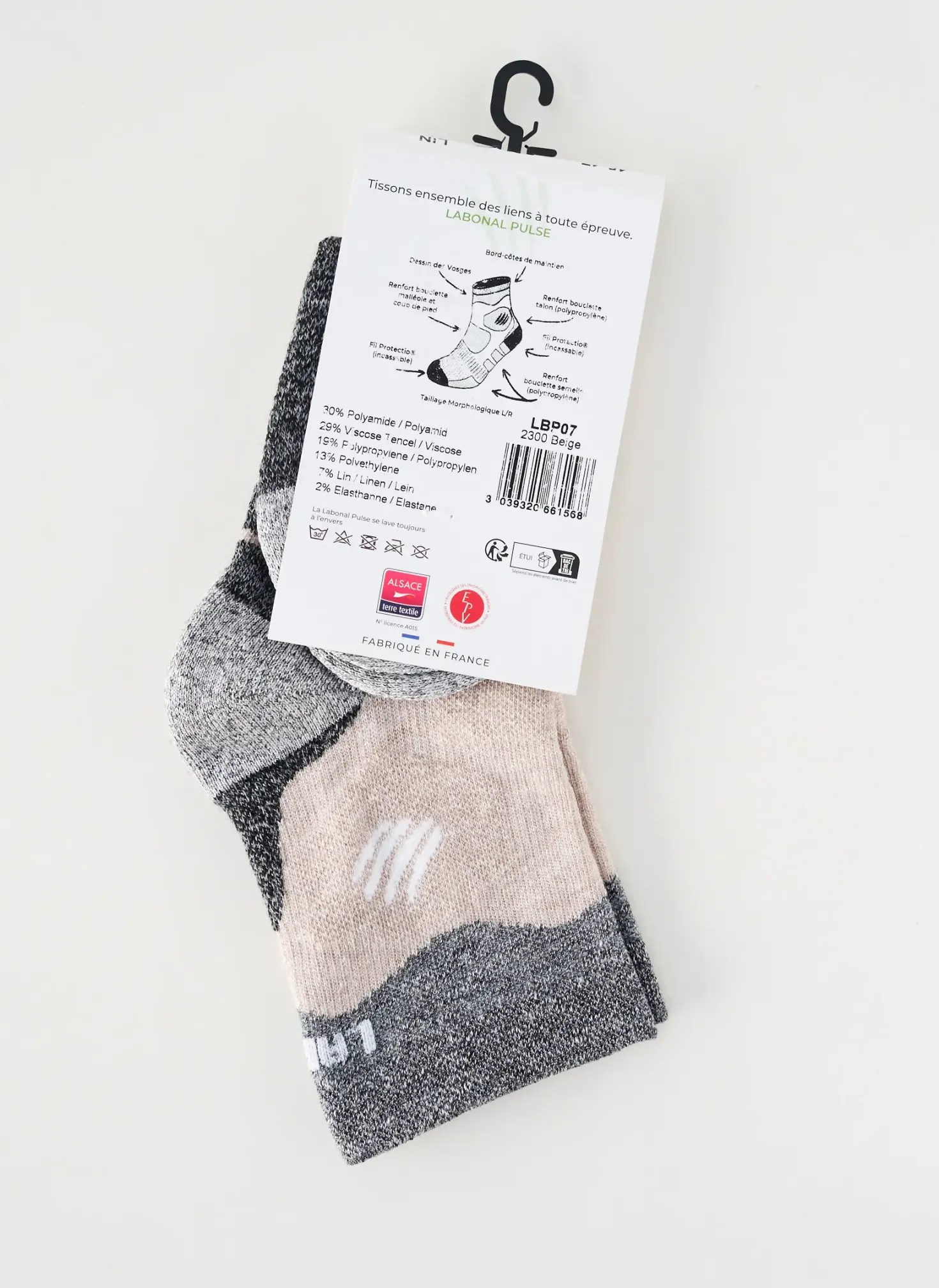 Chaussettes Labonal Beige