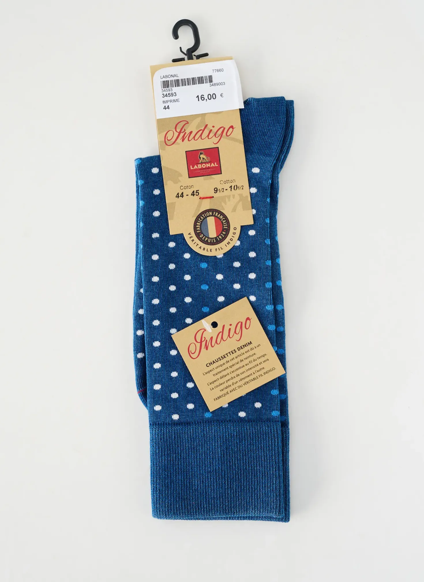 Chaussettes Labonal Bleu
