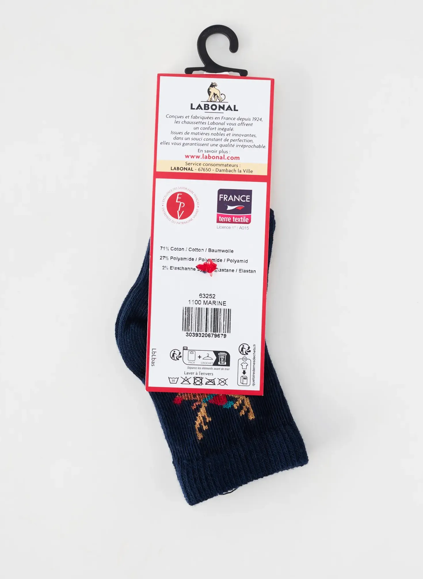 Chaussettes Labonal Bleu