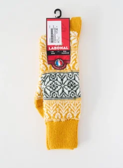 Chaussettes Labonal Jaune